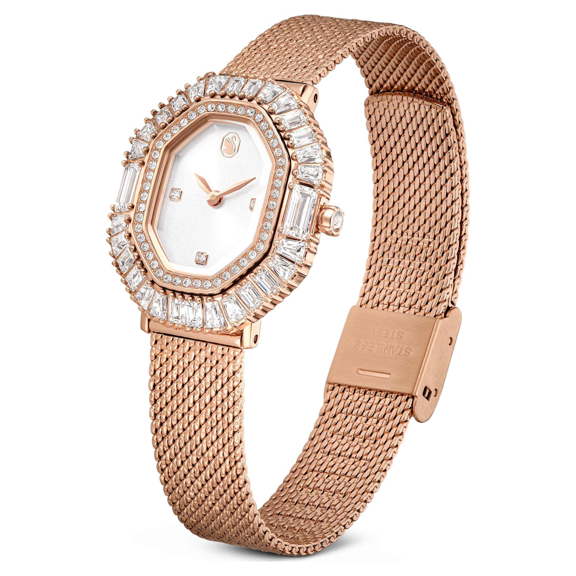 Matrix Octagon שעון Jewelry Watch בציפוי רוז גולד מבריק