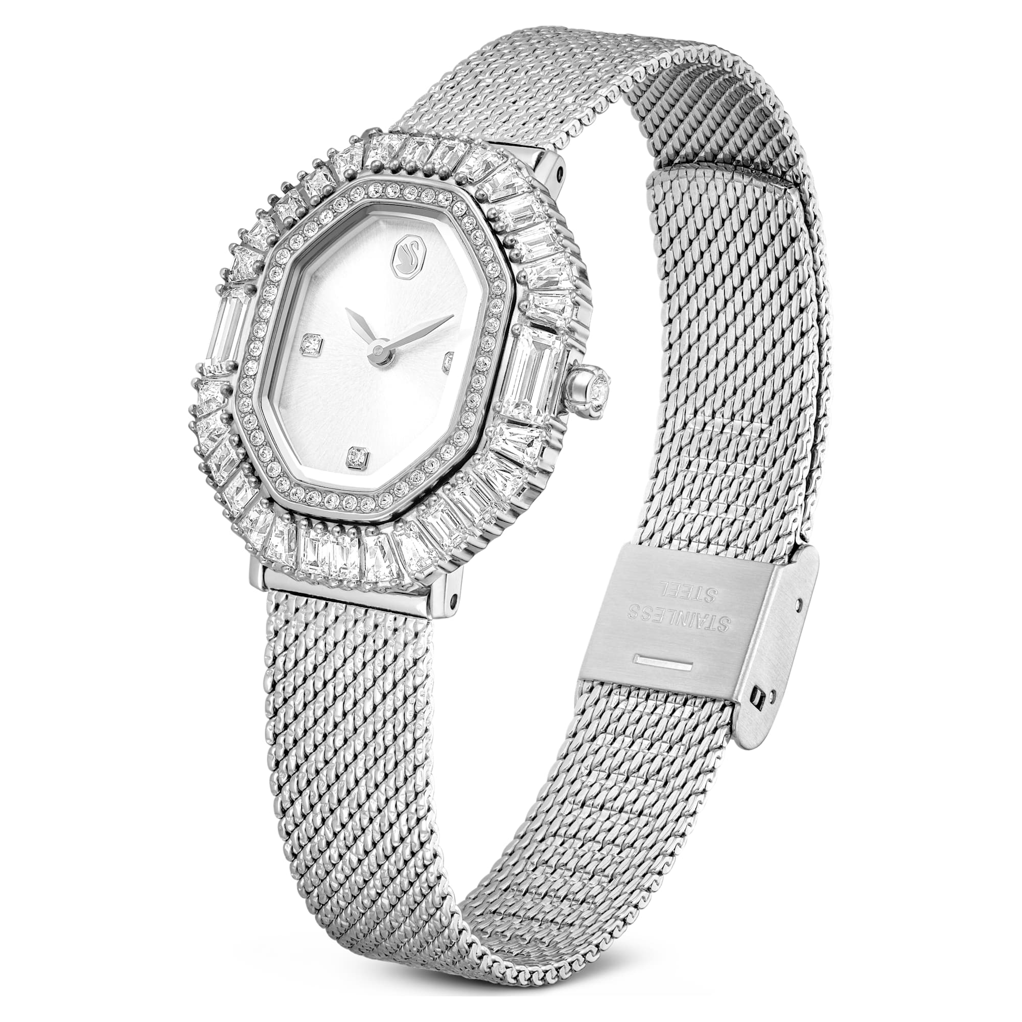 Matrix Octagon שעון Jewelry Watch בציפוי נירוסטה מבריקה