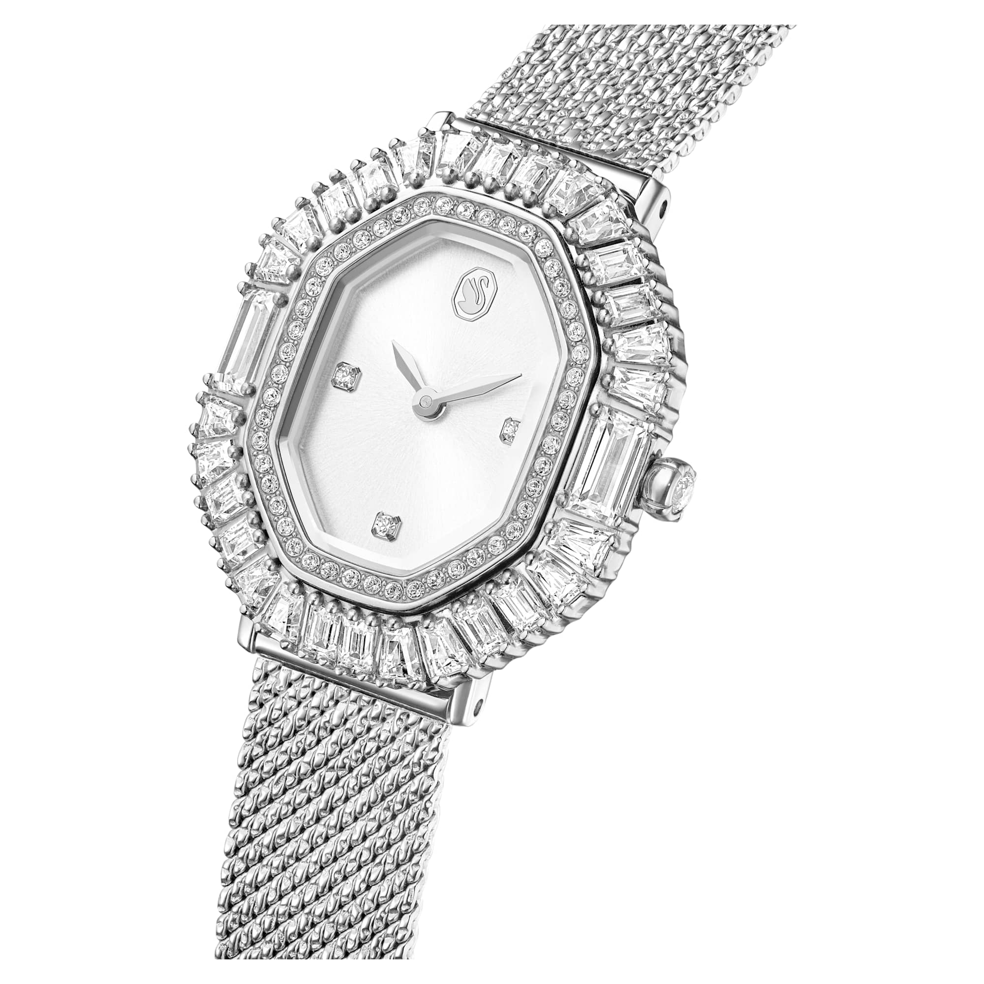 Matrix Octagon שעון Jewelry Watch בציפוי נירוסטה מבריקה