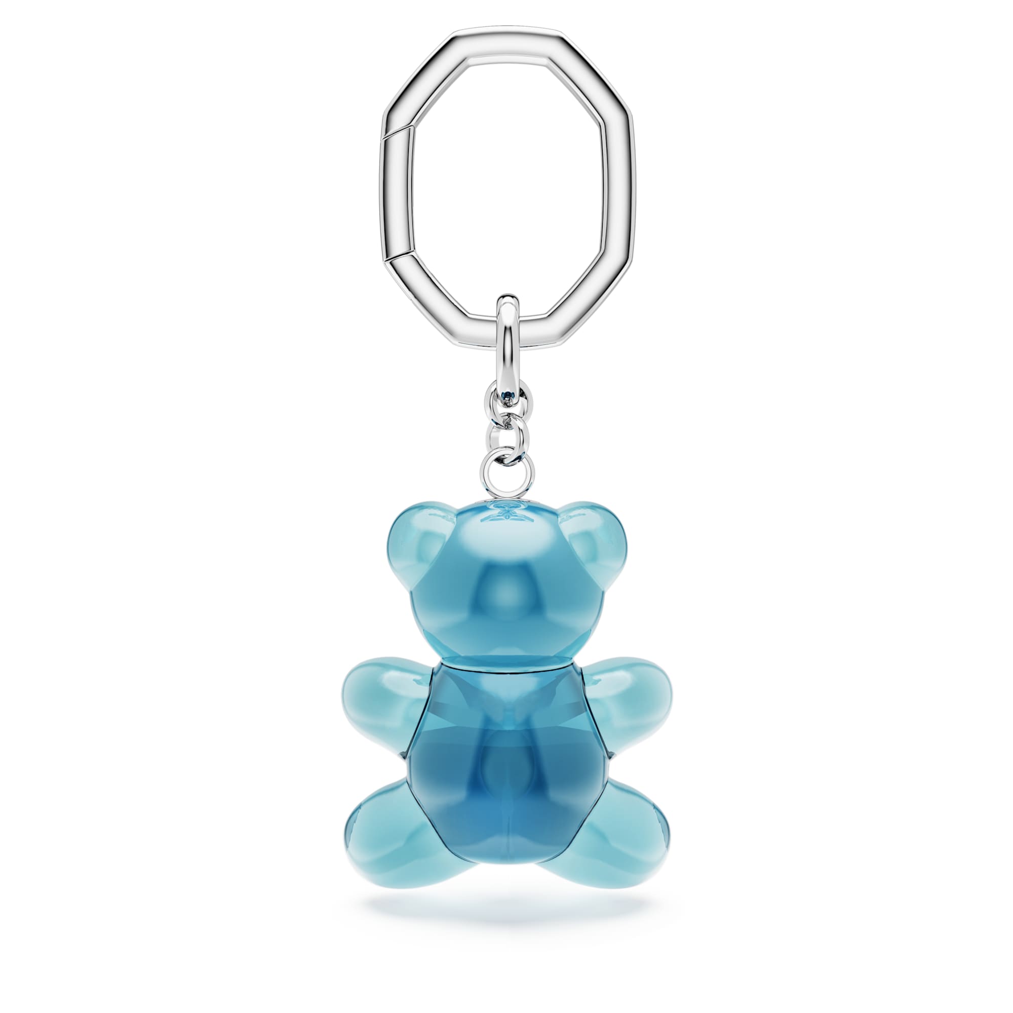 טבעת Teddy בציפוי רודיום מבריק