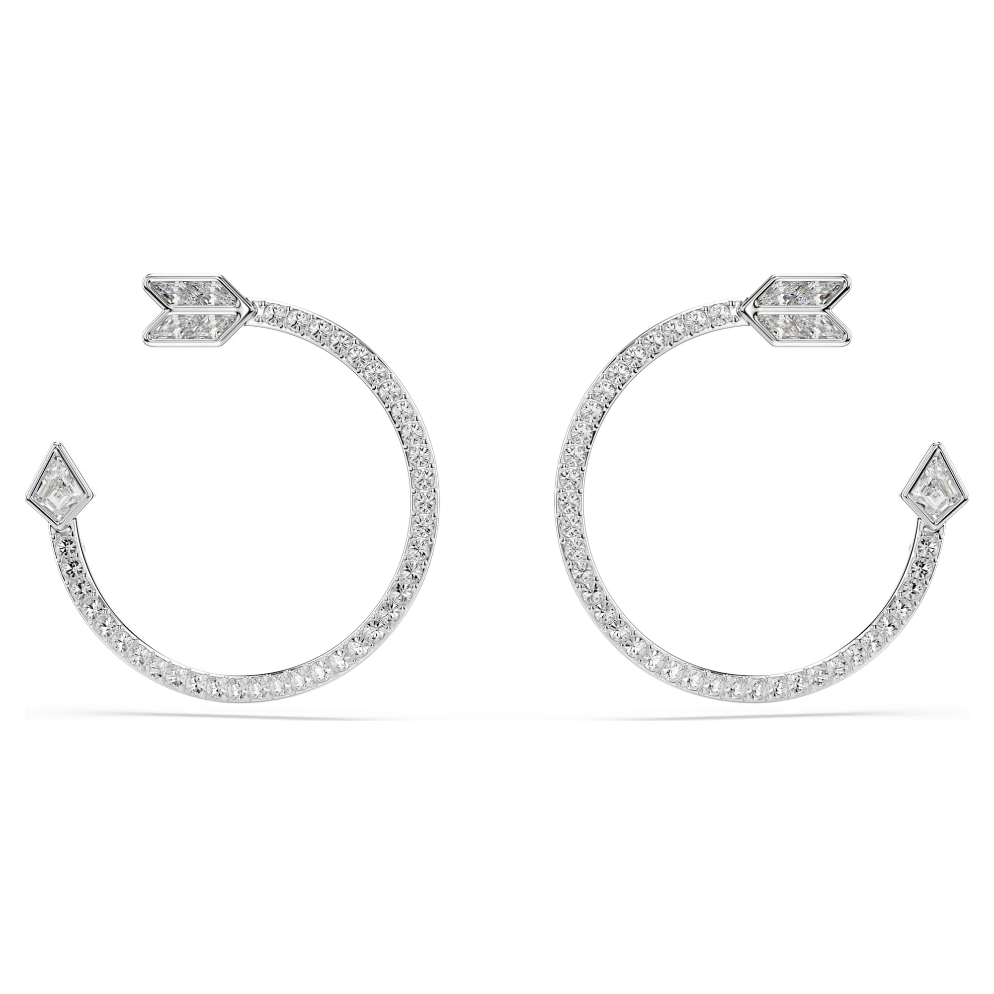 עגילי חישוק אידיליה בצורת חץ