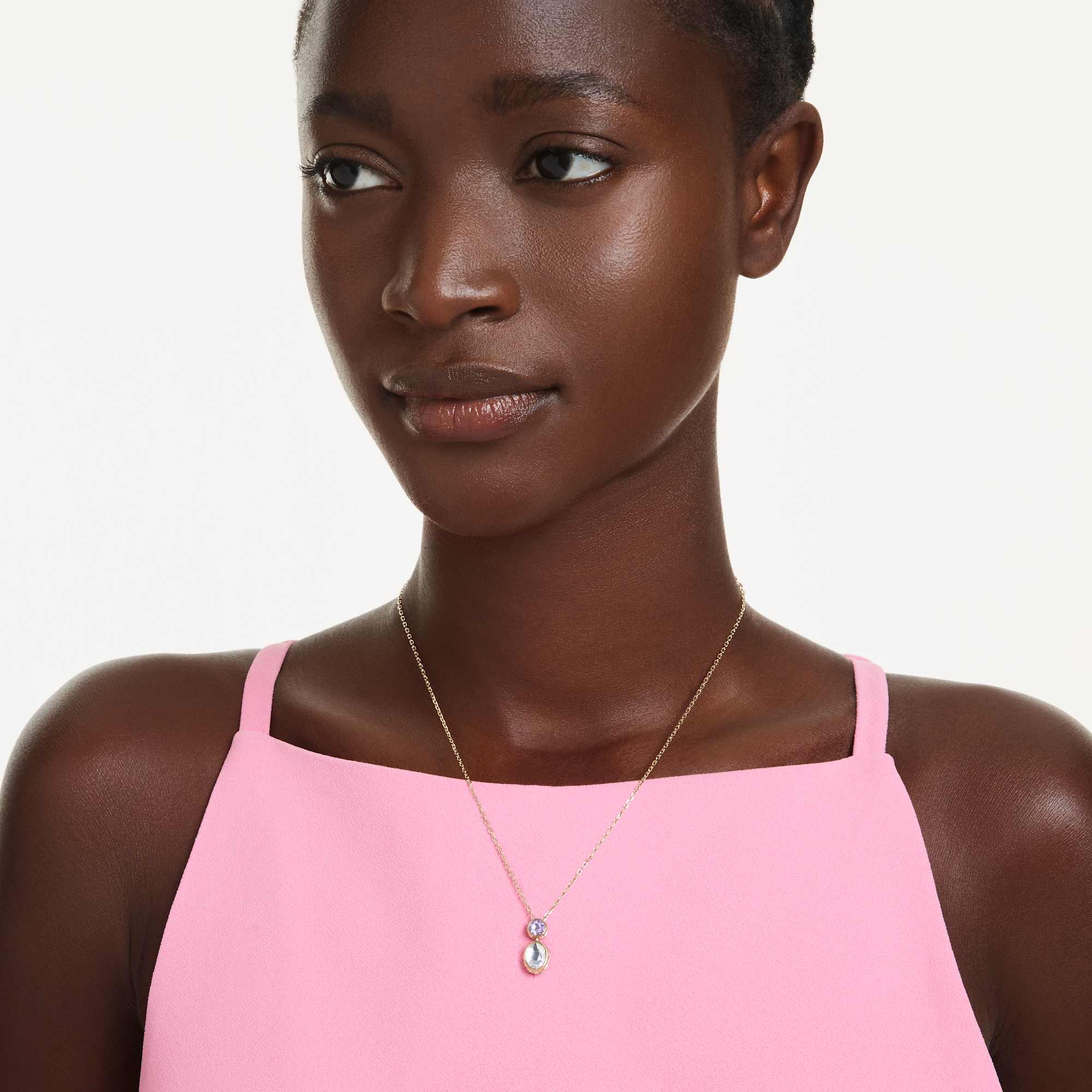 שרשרת כרומה בציפוי זהב