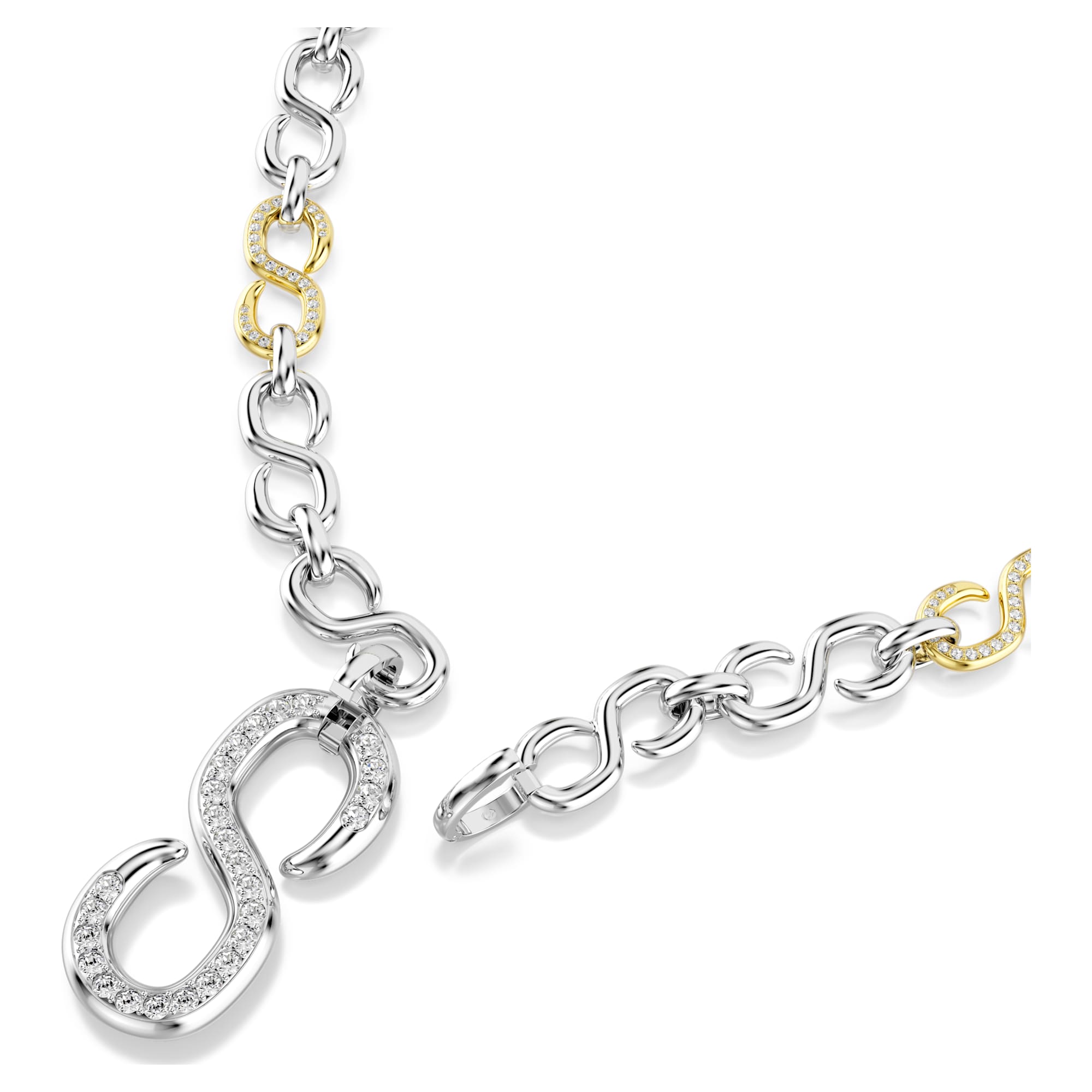 שרשרת מ אורכת דקסטרה בציפוי רודיום