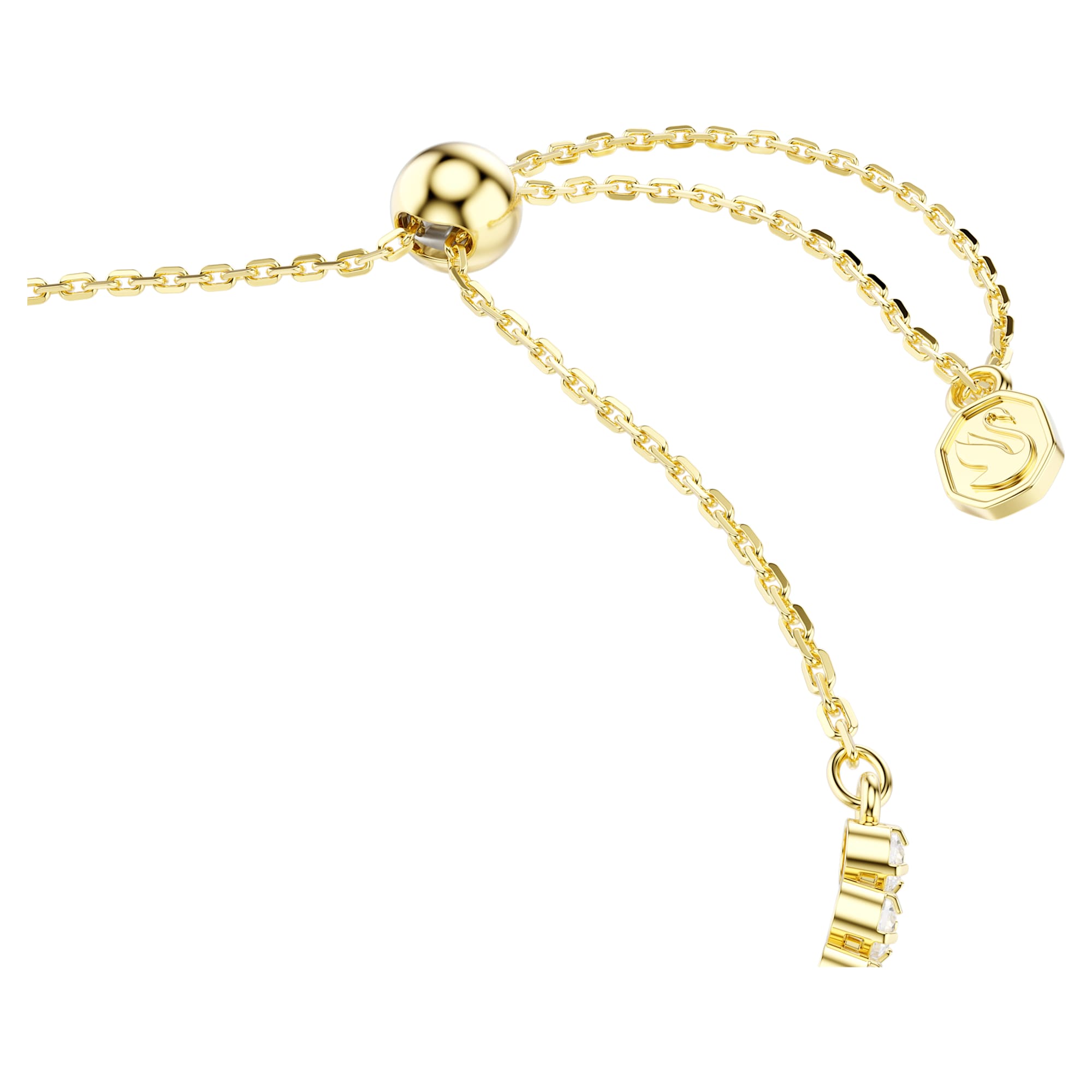 צמיד אידילה בציפוי זהב לב וחץ