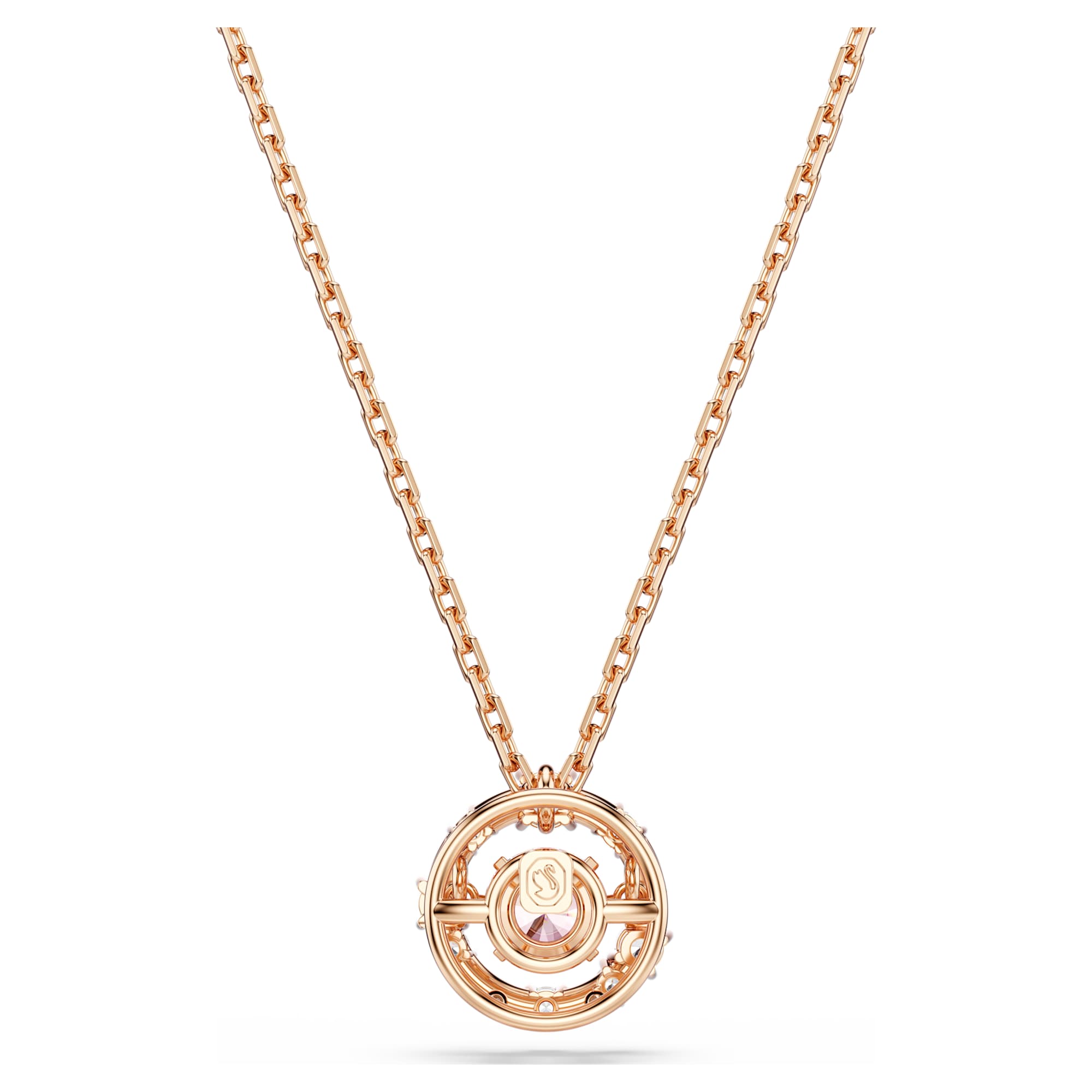 שרשרת קונסטלה קריסטל רוקד בציפוי רוז גולד