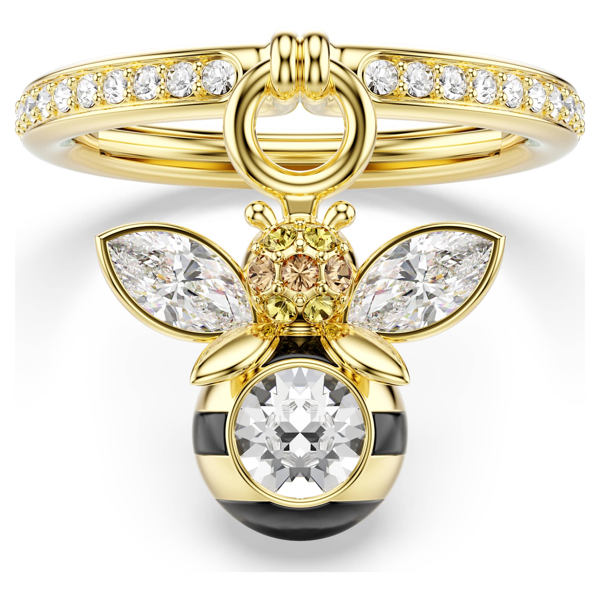 טבעת אידיליה דבורה בציפוי זהב